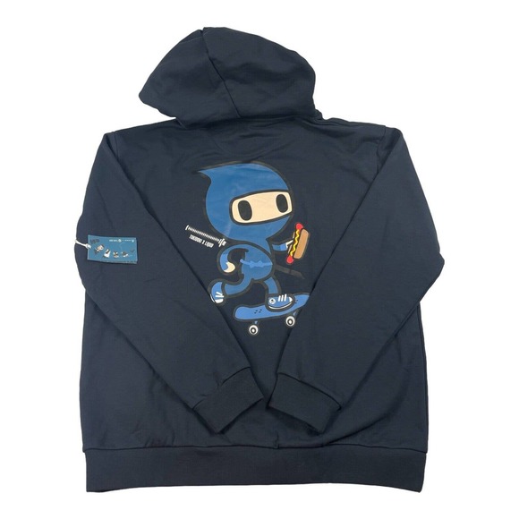 TokiDoki x Team Liquid Ninja Navy Blue Thick Hoodie Size XL NWT - Picture 1 of 8